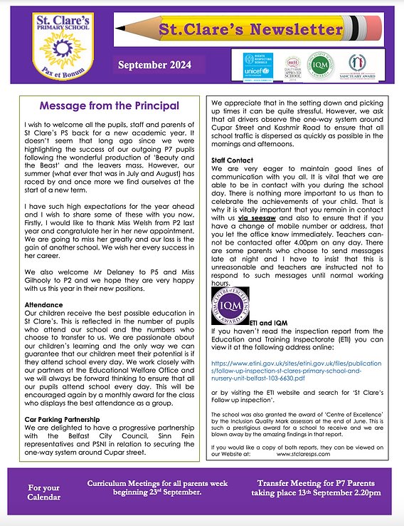 StClaresPsBelfast tweet media