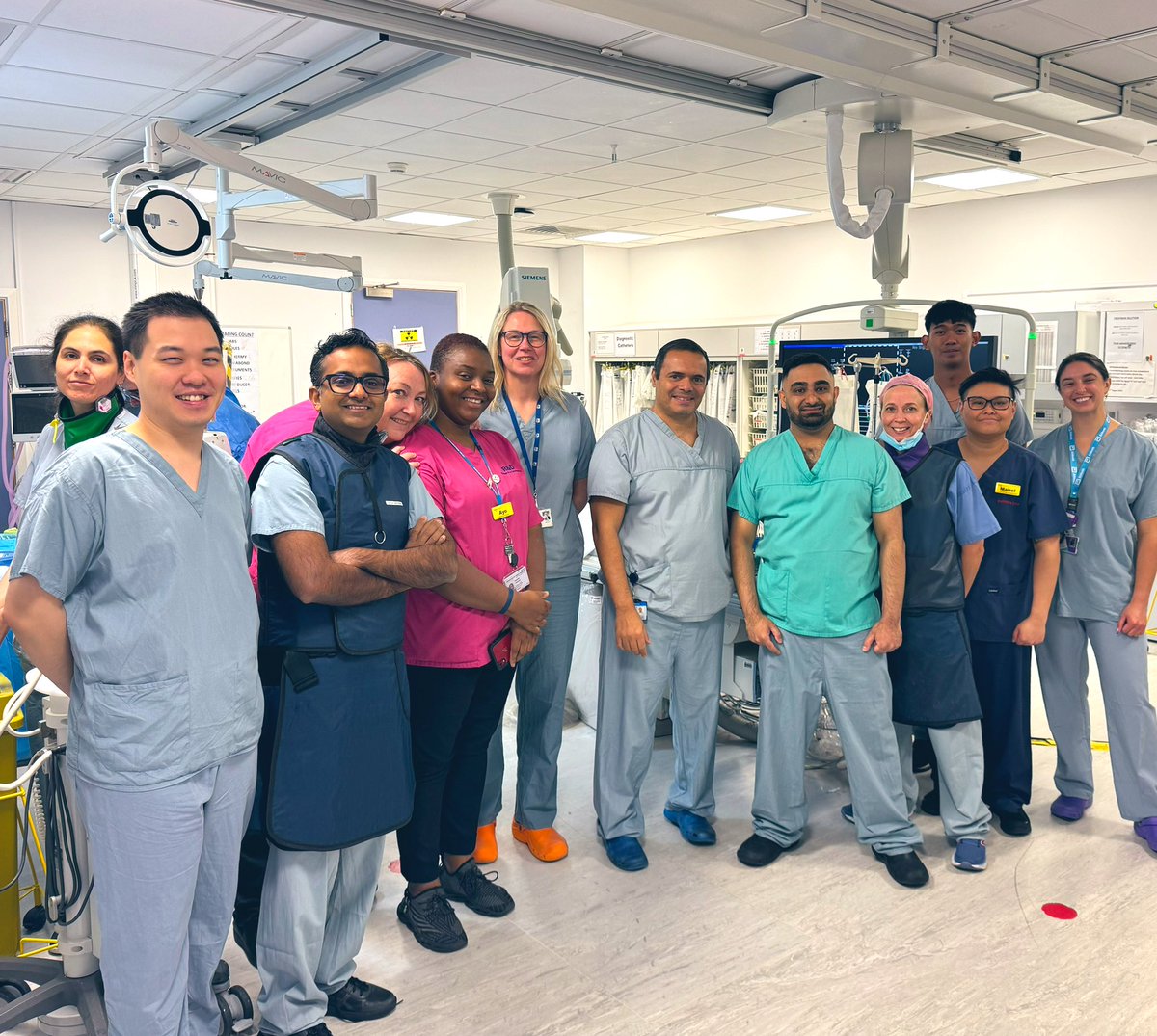 Daniel Ang (@danieltyang) on Twitter photo Congrats to <a href="/HeartdocSumeet/">Sumeet Sharma</a> and team at <a href="/ASPHFT/">Ashford & St Peter's</a> St Peter’s for their 1st #iCorMicA #INOCA pts today. Great effort with 4 done this morning! Special thanks 🙏 to Kelly & team who have embraced our coronary physiology protocol.
p/s: Hosp canteen food defo nicest we’ve had so far.. Congrats to <a href="/HeartdocSumeet/">Sumeet Sharma</a> and team at <a href="/ASPHFT/">Ashford & St Peter's</a> St Peter’s for their 1st #iCorMicA #INOCA pts today. Great effort with 4 done this morning! Special thanks 🙏 to Kelly & team who have embraced our coronary physiology protocol.
p/s: Hosp canteen food defo nicest we’ve had so far..