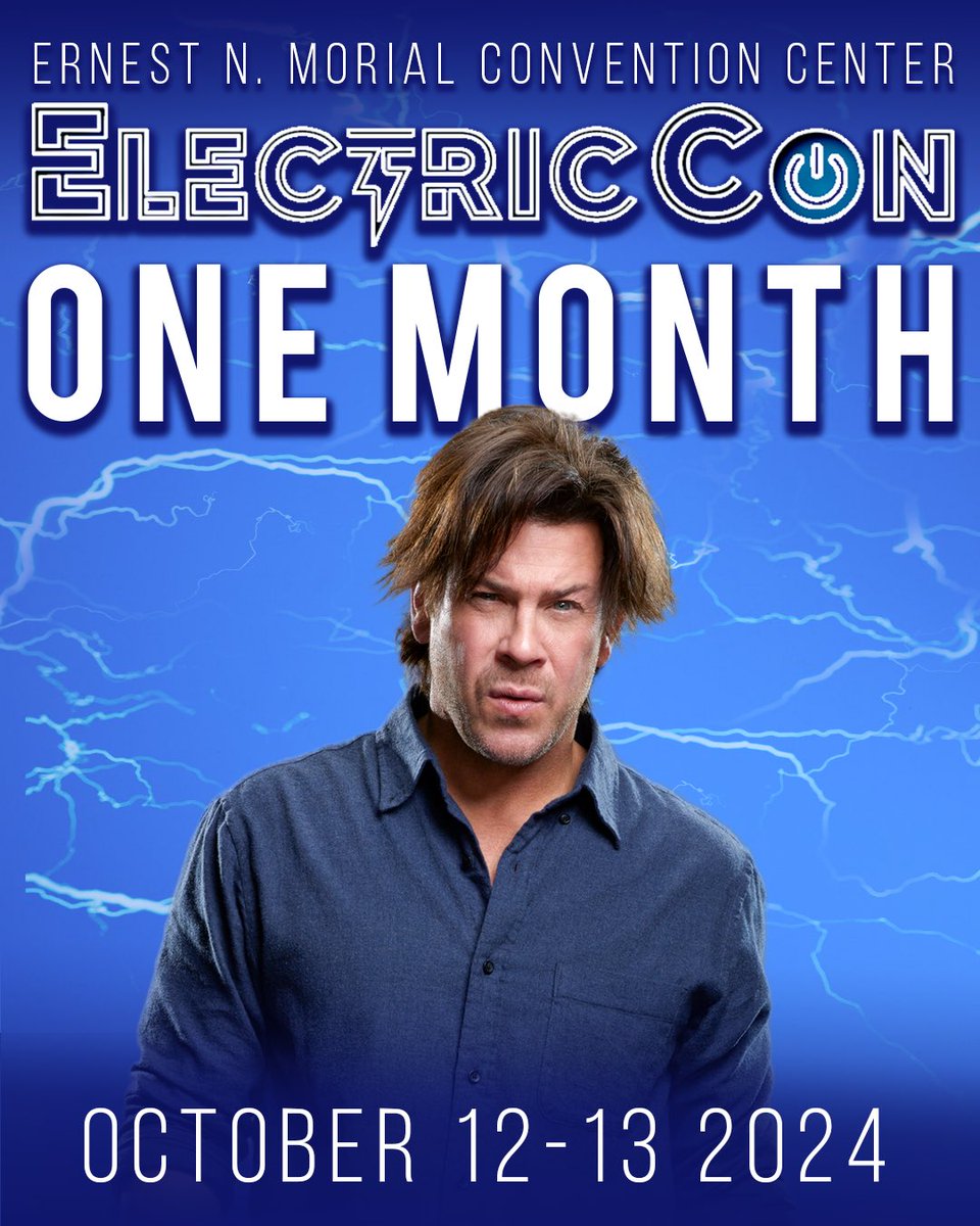 Dean_Devlin's tweet image. Just one month until #ElectricCon! Meet Christian Kane along with an incredible lineup of stars from your favorite #ElectricEntertainment shows. Don’t miss out – tickets are still available! Grab yours now through the link in bio and join the excitement!