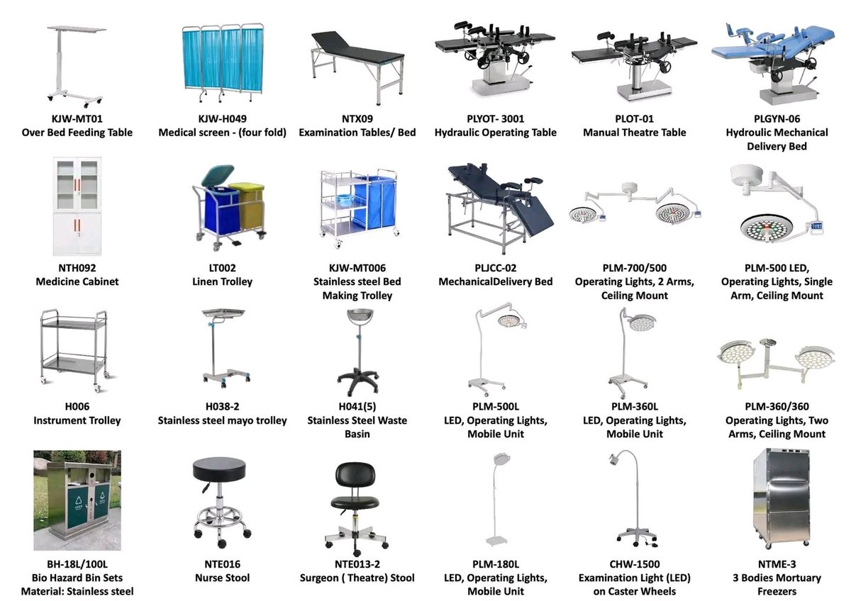 ChileGraham's tweet photo. As a local company in Zambia, Innoray will continue to supply excellent medical equipments to our local customers in Africa. Meanwhile we will offer professional medical equipment for the local organizations in Zambia at the beginning.
For   inquiries 0974996925/0965167233 https://t.co/oLOMIq2tdX