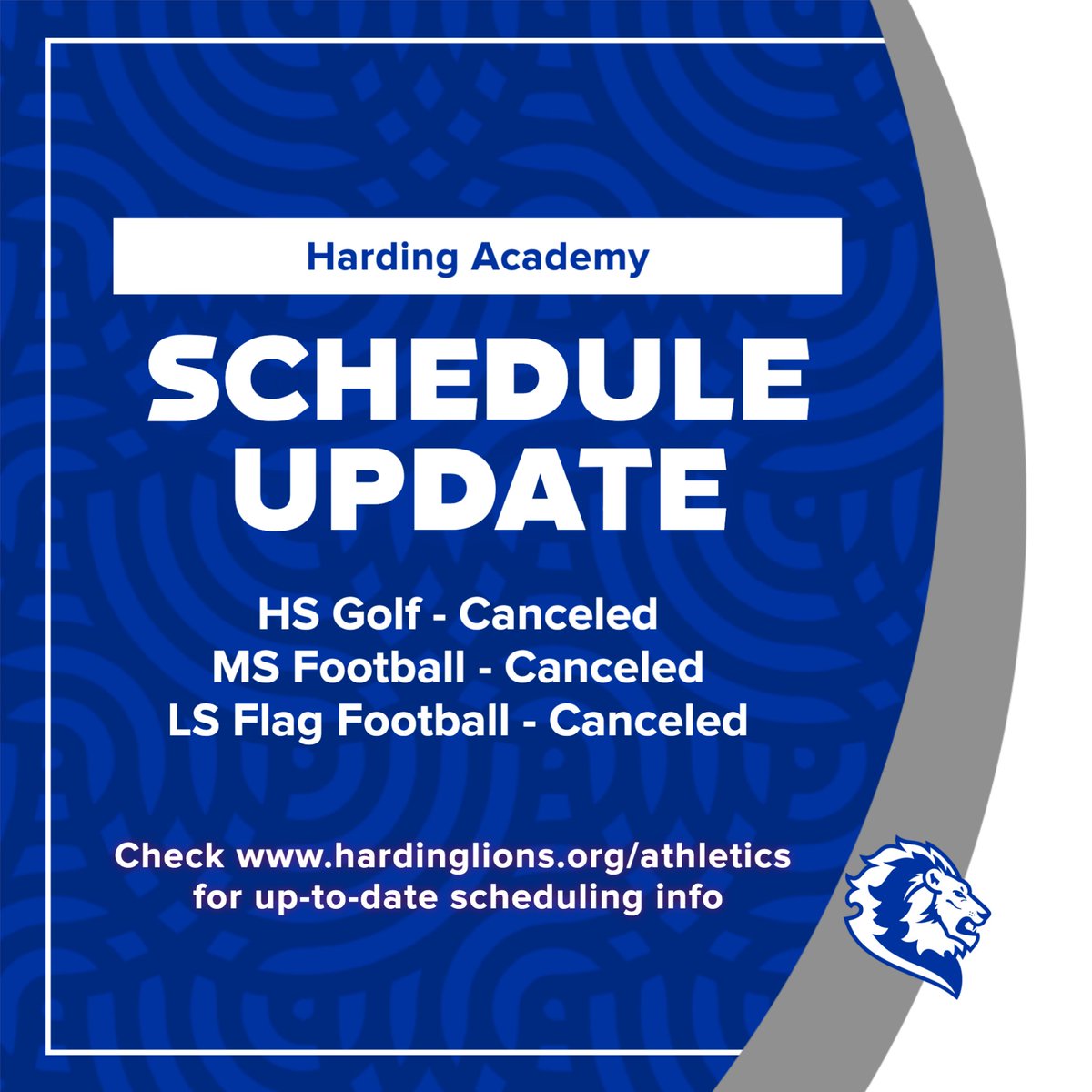🌧️Today's outdoor games are canceled. 

🏐Our volleyball games are still on!