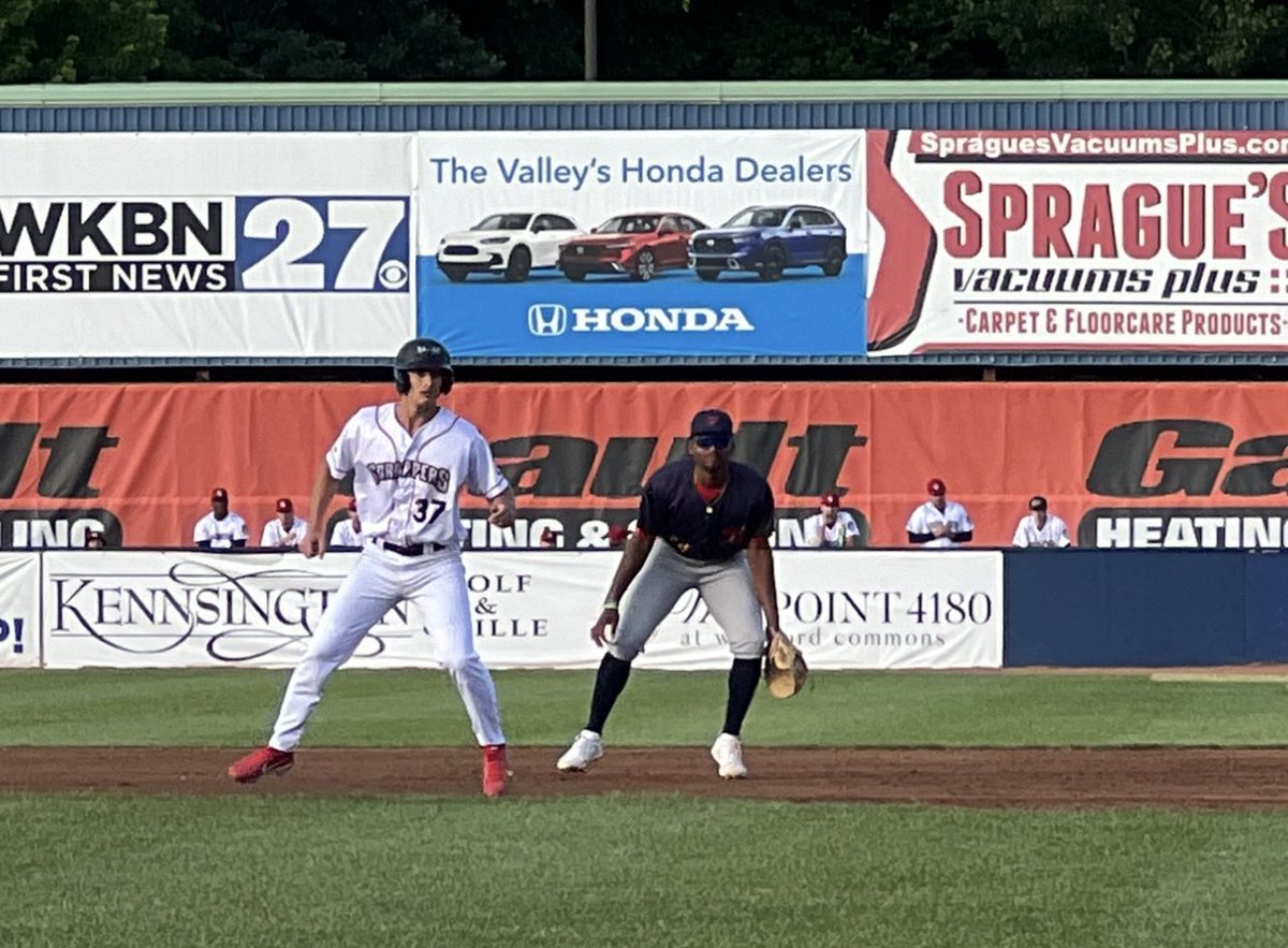 #Baseball #summer well spent. <a href="/mvscrappers/">Mahoning Valley Scrappers</a> against the <a href="/SCSpikes/">State College Spikes</a> in June. Picked up a game used bat, ball and pine tar. #mlbdraftleague #milb