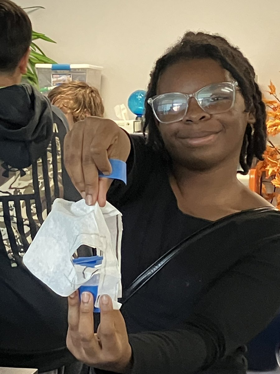 First mini-design challenge for the year is off to a great start! Egg Drop Challenge! Will Humpty Dumpty survive the fall?