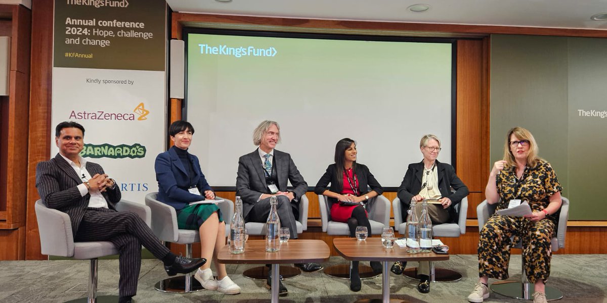 Wow, that'll be the first (and last) time I'll ever follow the PM 😅.

Great to speak on the future of work at #kfannual, alongside @oonaghsmyth <a href="/ShafiAhmed5/">Prof Shafi Ahmed PhD FRCS</a> <a href="/TennantRuth/">Ruth Tennant</a> and Steve Iley.

How can we invest in our workforce to lead the NHS through turbulent times ahead?