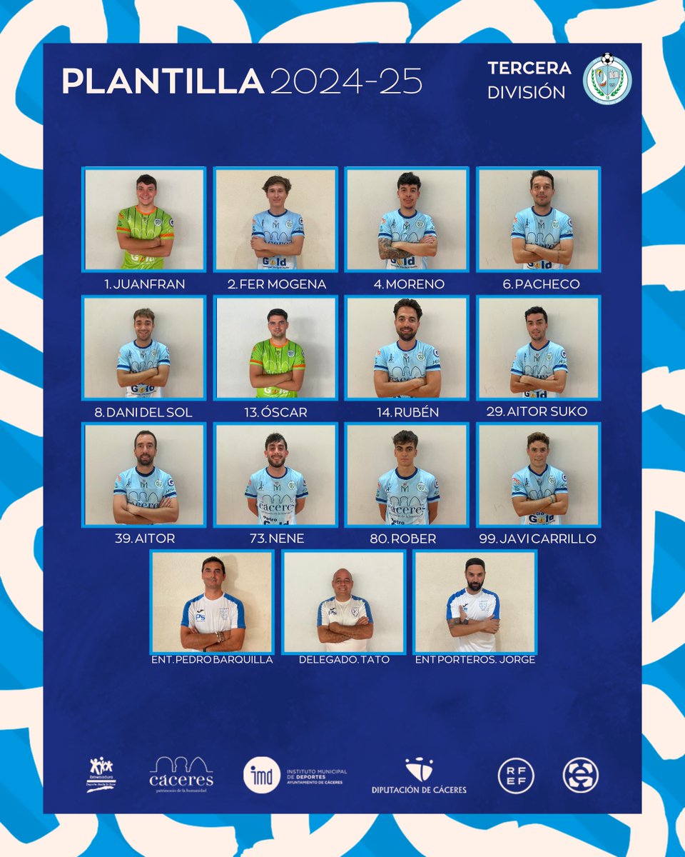 🆕📸👤

Os presentamos las caras de nuestro primer equipo masculino liderados por un staff de calidad, Pedro, Tato y Jorge. 

El sábado comienza una nueva temporada que se presenta con ganas e ilusión. 

#PasiónAzul
#123SanJosé🩵