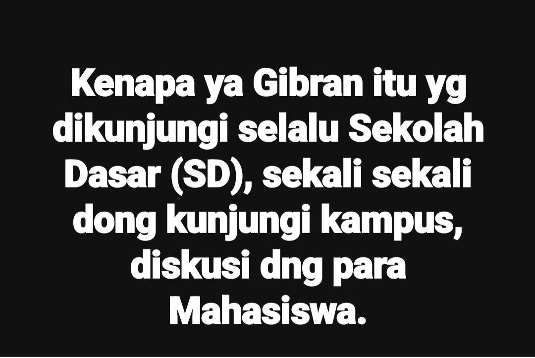 Ini hanya sekedar curhat bukan usulan atau masukan.