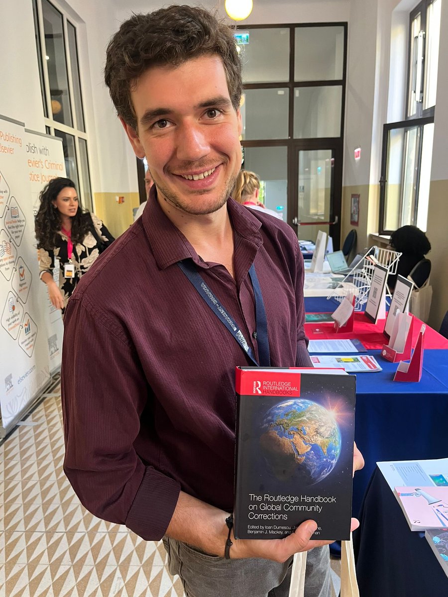 Fellow handbook editor Ben Mackey is in Bucharest Romania for the annual meeting of the European Society of Criminology and an author meets critic session tomorrow. ⁦<a href="/ascdic/">@ascdic</a>⁩ ⁦<a href="/ASC_DCS/">ASC Division on Corrections and Sentencing</a>⁩ ⁦<a href="/CorrectionsGMU/">Center for Advancing Correctional Excellence (ACE)</a>⁩ ⁦<a href="/CCS_ASU/">ASU Center for Correctional Solutions</a>⁩ <a href="/PenalReformInt/">Penal Reform International (PRI)</a>⁩ ⁦