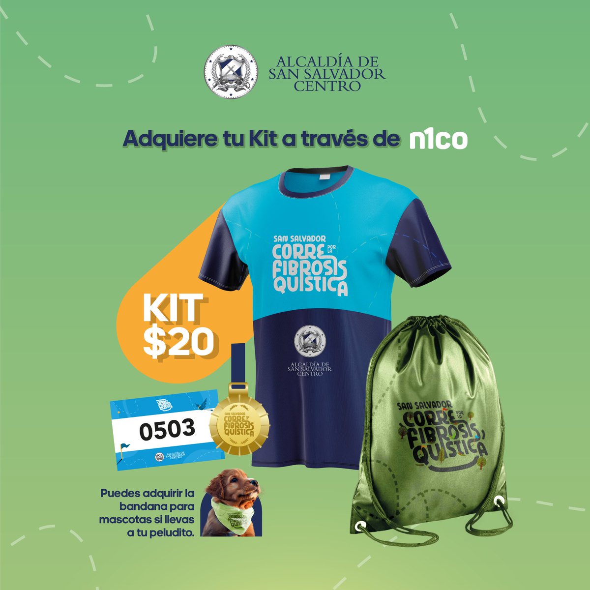 alcaldia_ss's tweet image. ¡Atención, runners!🏃‍♂️ 

Este 22 de septiembre, San Salvador Centro corre por una gran causa: apoyar a los niños con fibrosis quística.💚

¿Estás listo para los circuitos de 1, 3, 5 o 10 km?