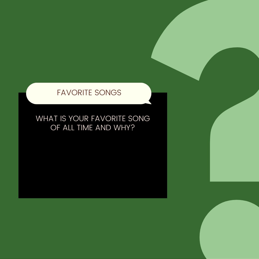 SongmakerProd's tweet photo. Favorite Songs?

Comment below your favorite song of all time! 💚

 #FavoriteSongs #MusicLovers #SoundtrackOfMyLife #NowPlaying #customsong #q&amp;a https://t.co/wuWx3OUvq9