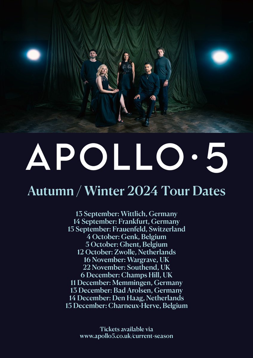 APOLLO5 (@apollo5_uk) on Twitter photo Excited to be back on the road today, flying from <a href="/HeathrowAirport/">Heathrow Airport</a> to Cologne for concerts in Germany and Switzerland. Check out the remainder of our 2024 tour dates below. 👀 ✈️ 💫 Excited to be back on the road today, flying from <a href="/HeathrowAirport/">Heathrow Airport</a> to Cologne for concerts in Germany and Switzerland. Check out the remainder of our 2024 tour dates below. 👀 ✈️ 💫