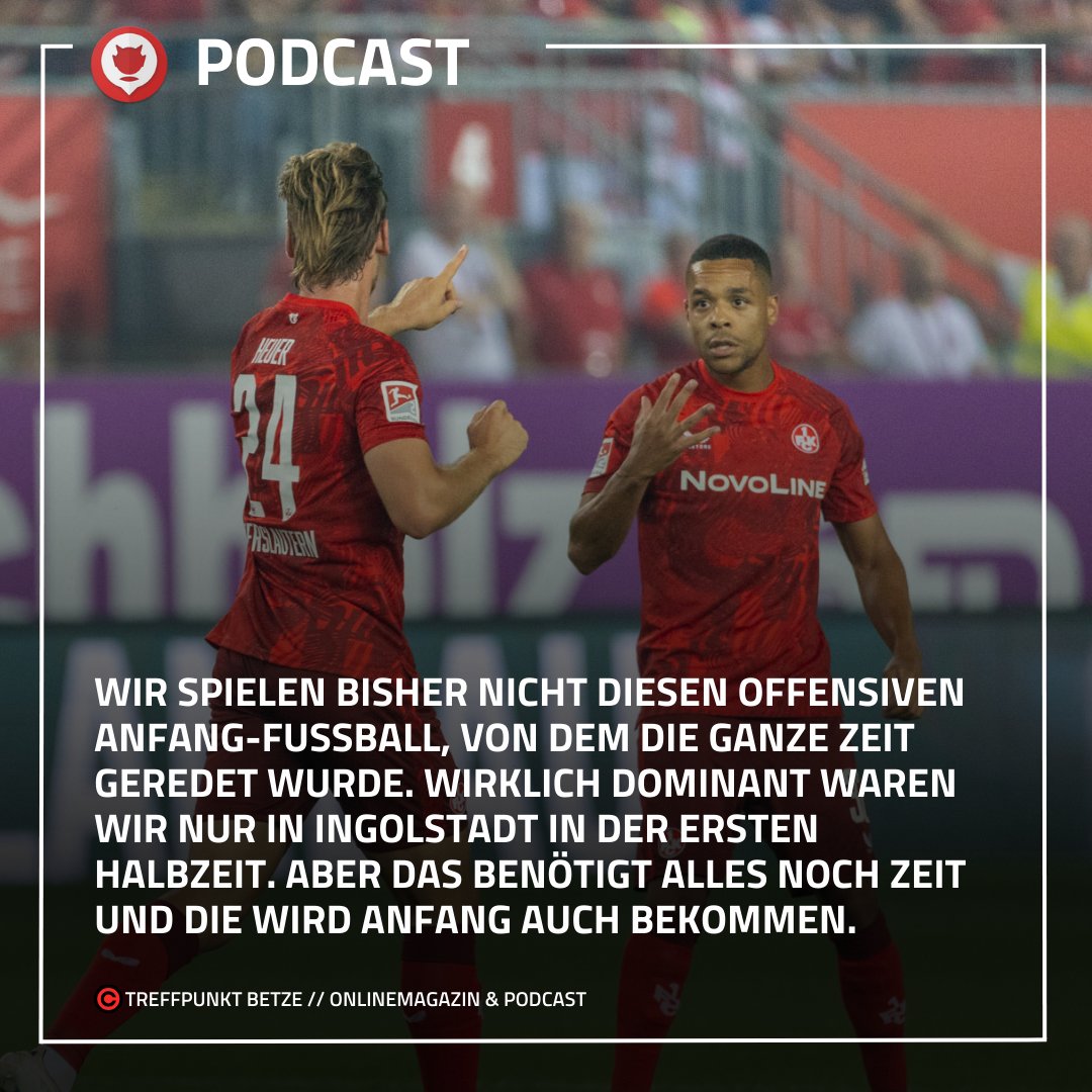 TreffpunktBetze's tweet photo. In Folge 29 nimmt das Podcast-Team von 90+6 eine Bestandsaufnahme zwischen Berlin, Stuttgart und Hannover vor und arbeitet sich zudem an der Länderspielpause ab.
Hör dir Folge 29 von 90+6 jetzt auf Spotify an:
https://t.co/OJJQzp5NyG
// #FCK #Betze #Podcast #90plus6 https://t.co/0JG8JsHgnV