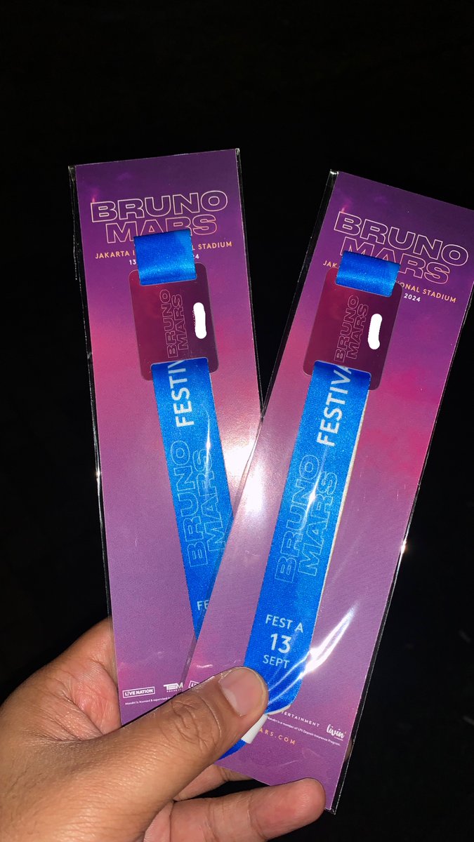rickyAMWP's tweet photo. WTS Brunomars 13 September 2024, 1 Tix. minat DM, COD daerah gambir sampe harmoni 🙏🏻

#wts #brunomarsinjakarta #jualtiket https://t.co/7nIpvAZujV