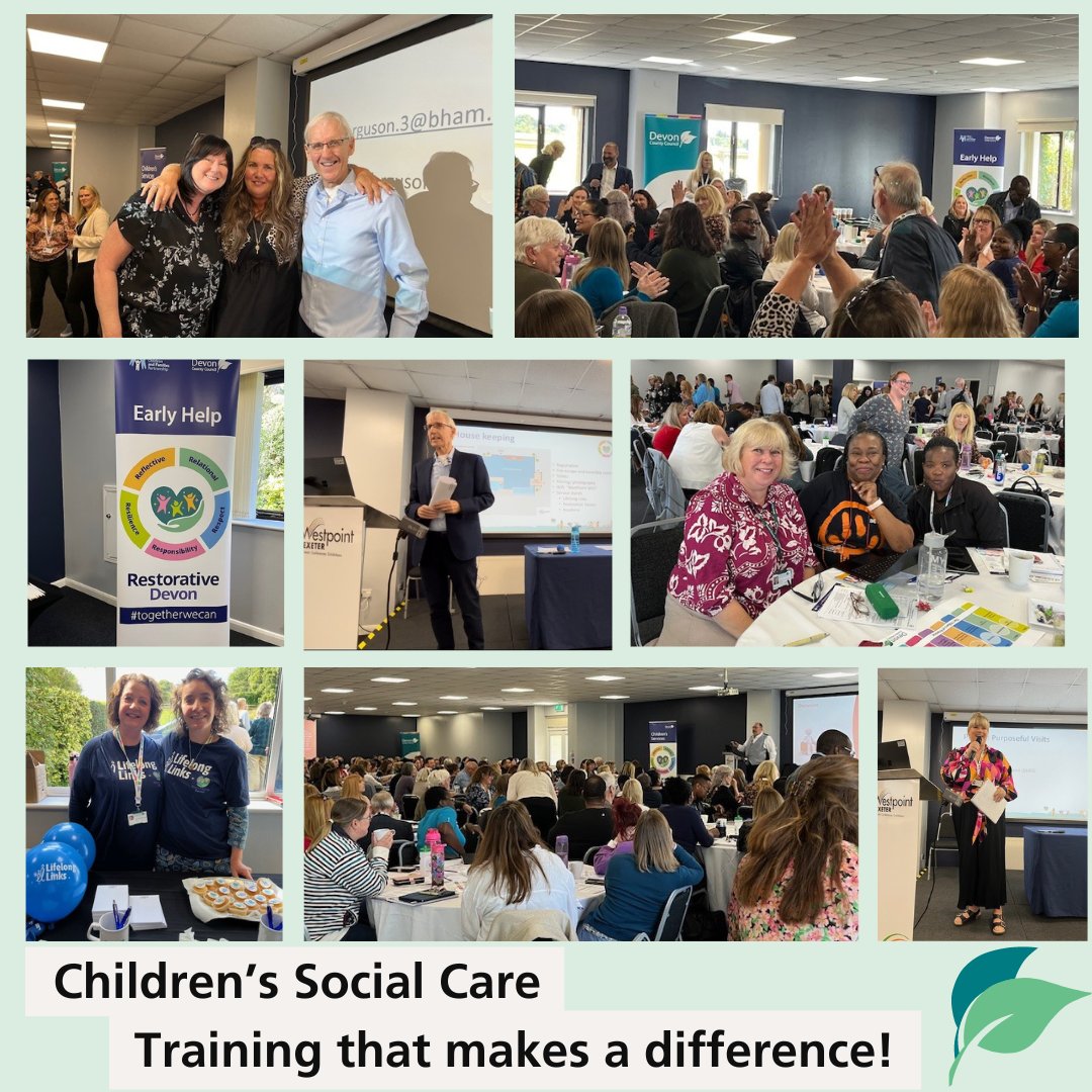 DevonSocialCare's tweet photo. Some amazing photos of our Children's Social Care staff enjoying today's Conference on Purposeful Visits. We were lucky to have Professor Harry Ferguson (from the University of Birmingham), discussing the importance of purposeful visits in child protection. 

The fantastic attendance today demonstrated the commitment of social workers in Devon to making a real difference in the lives of children and families. #socialwork