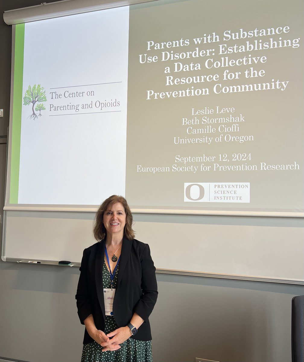 Leslie Leve (@uoprevscience) on Twitter photo Enjoying hearing the tremendous commitment to prevention research from colleagues across Europe and elsewhere here at #euspr2024 @UO_PSI <a href="/uoeducation/">University of Oregon College of Education</a> ! <a href="/bstorm_beth/">Beth Stormshak</a> Enjoying hearing the tremendous commitment to prevention research from colleagues across Europe and elsewhere here at #euspr2024 @UO_PSI <a href="/uoeducation/">University of Oregon College of Education</a> ! <a href="/bstorm_beth/">Beth Stormshak</a>