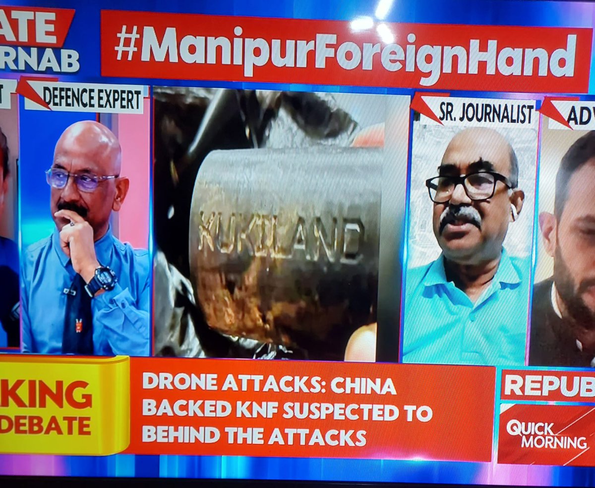 DrLamtinthangHk's tweet photo. Will not @kartikeya_1975, @ArnabGoswamiRTv, @ramindesai and Godi medias show-up again for another interview or panel discussion to rebut/refute the statement made by Fmr. DG AR on Manipur crisis? 

Or, will some section of the society call for yet another Political Press Conference to refute the same?

Is everything fair in War & Politics

@rashtrapatibhvn @HMOIndia @INCIndia @adgpi @official_dgar @NIA_India @the_hindu @hrw @thewire_in @htTweets @News9Tweets @PIB_India