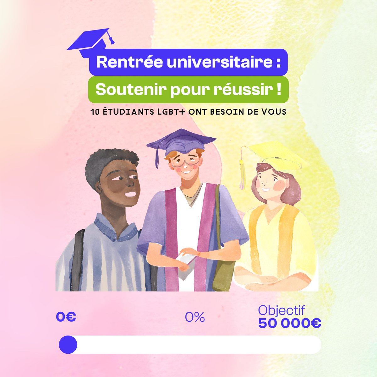 📚🌈 Cette rentrée, Le Refuge a besoin de vous pour soutenir les jeunes LGBT+ rejetés et sans abri. Aidez-nous à héberger 10 étudiants supplémentaires ! Objectif : 50 000€ en septembre.
➡️ Plus d'infos : rentree.le-refuge.org