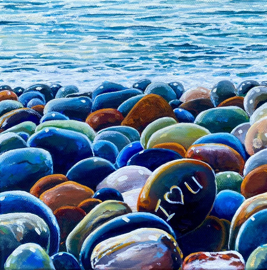 We are very fortunate to have some wonderful friends and supporters of our charity.

Tomorrow, we will hold a Raffle at our 8th Anniversary Event with some fantastic prizes for our guests!

This incredible painting has a very poignant story and is named 'I love you'.

Artist