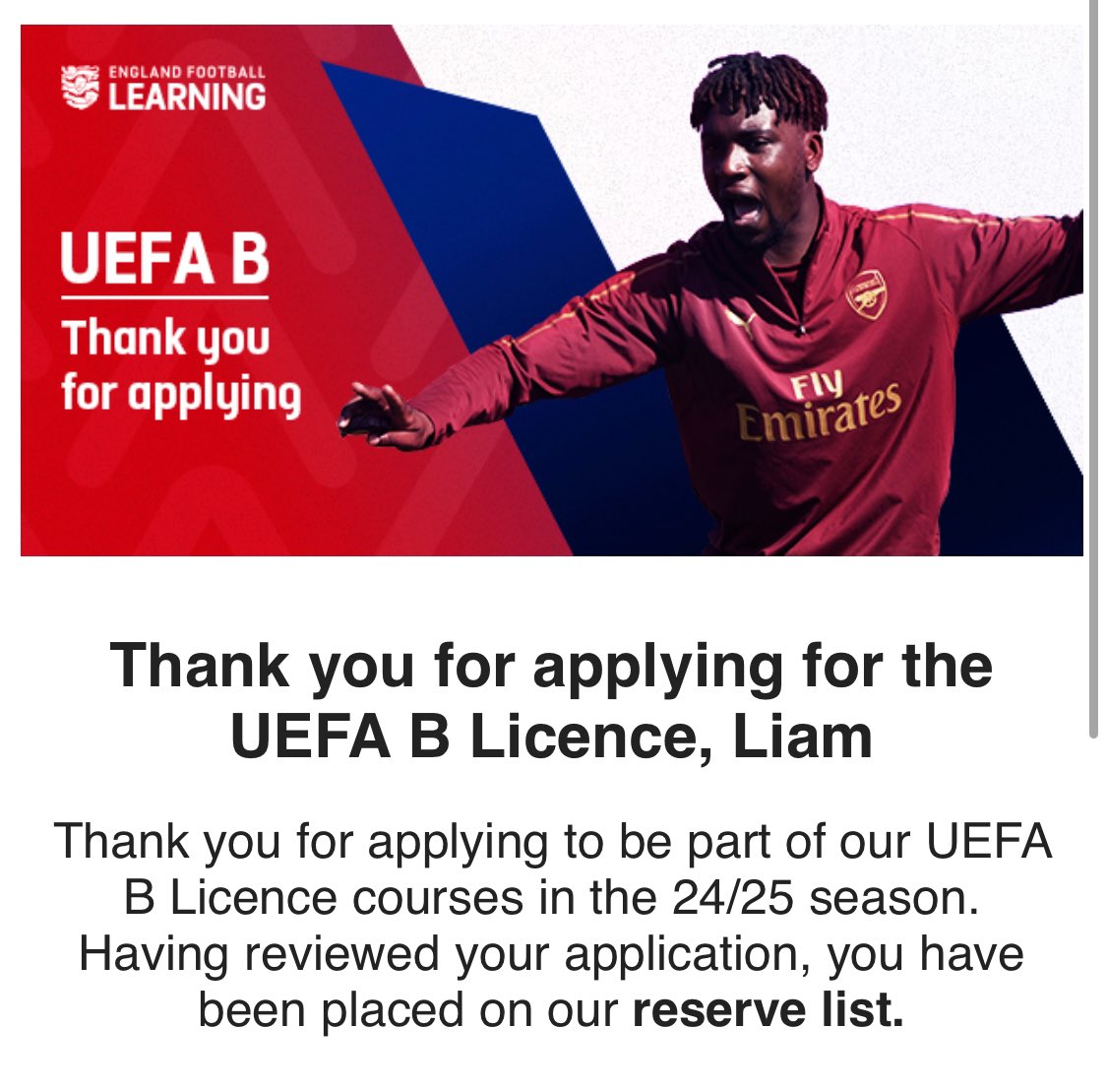 In other news from my media, those not aware I’m a grassroots coach and on the long journey for that to be a career option too! 
But so close yet so far on the next step! 

Just gotta hope and pray that someone changes their mind 🙏🏼🙏🏼