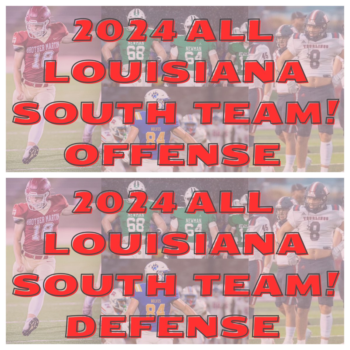 Louisiana Football Magazine (@lafootballmagtv) on Twitter photo 2024 All Louisiana South Team (Offense and Defense) is Live!!!
Go check it out🥳
lafootballmagazine.com/categories/hig…
#louisiana #football #southlouisiana #highschoolfootball <a href="/LeeBrecheen/">Lee Brecheen</a> 2024 All Louisiana South Team (Offense and Defense) is Live!!!
Go check it out🥳
lafootballmagazine.com/categories/hig…
#louisiana #football #southlouisiana #highschoolfootball <a href="/LeeBrecheen/">Lee Brecheen</a>