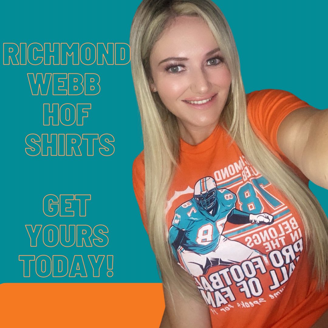 305sportsbabe's tweet photo. Dolphins fans! 🐬💥
Get your Richmond Webb PFHOF shirts today! Either head to E12 tailgate tonight to get yours in person or order it online and have it shipped right to your home!
Let’s get #78 in Canton!!!
#gofins
⬇️⬇️⬇️⬇️
https://t.co/h3tUdqHE8p https://t.co/3o1HZz2Viw
