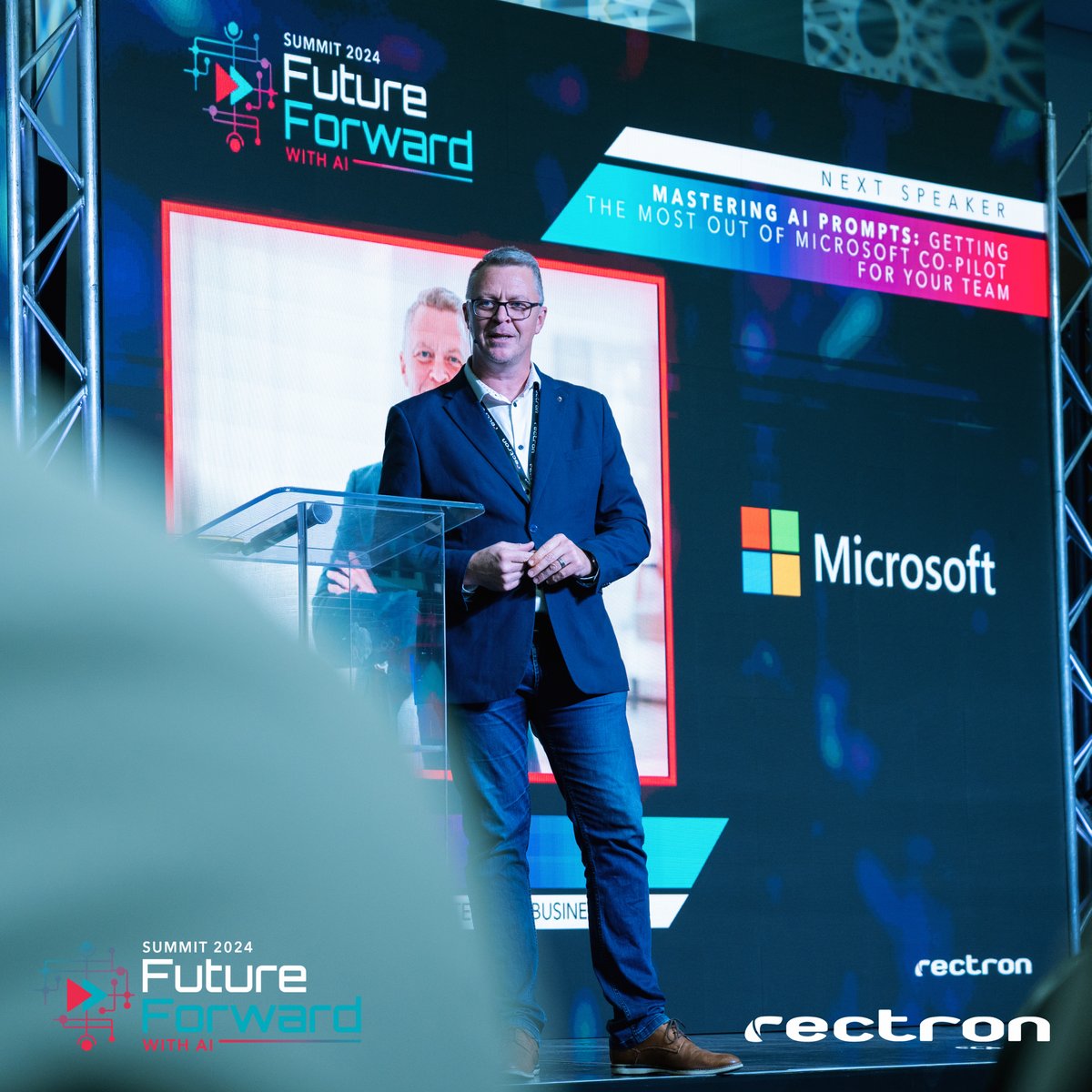 💻🌐 Get a glimpse of Microsoft’s cutting-edge solutions at the event! From Windows 11 to productivity tools, Microsoft is shaping the future of work and play.

📸
#MicrosoftShowcase #Windows11 #TechInnovation #RectronSummit24