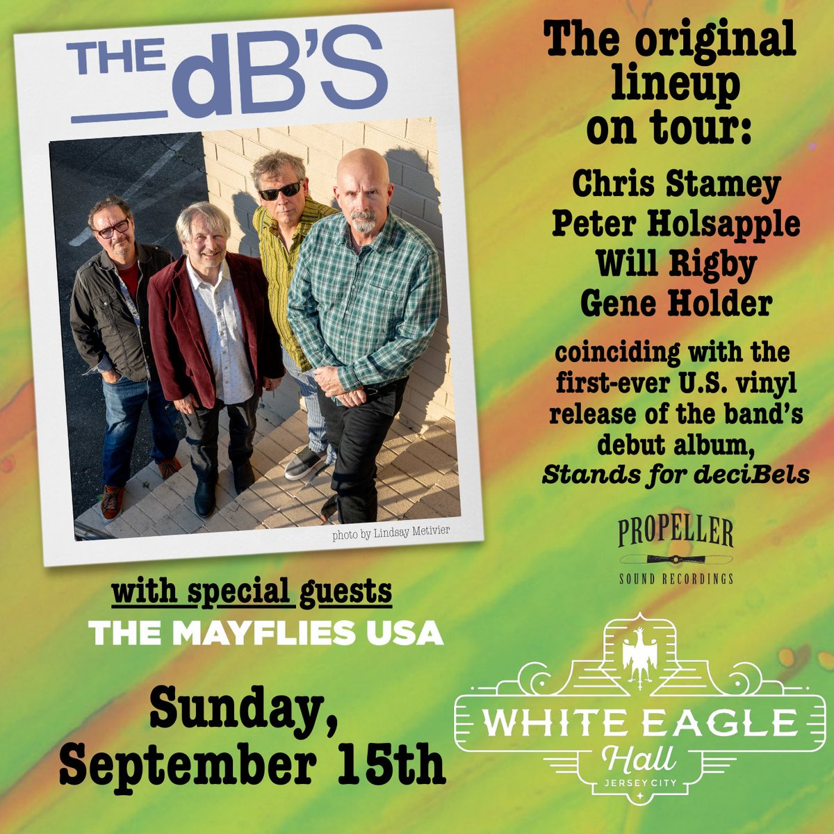 Thanks to <a href="/NJArtsDaily/">njarts.net</a> for the nice write-up about The dB's show this Sun. 9/15 at <a href="/whiteeaglehall/">White Eagle Hall JC</a> Jersey City and the  2 reissues this year!
njarts.net/a-rare-dbs-reu…