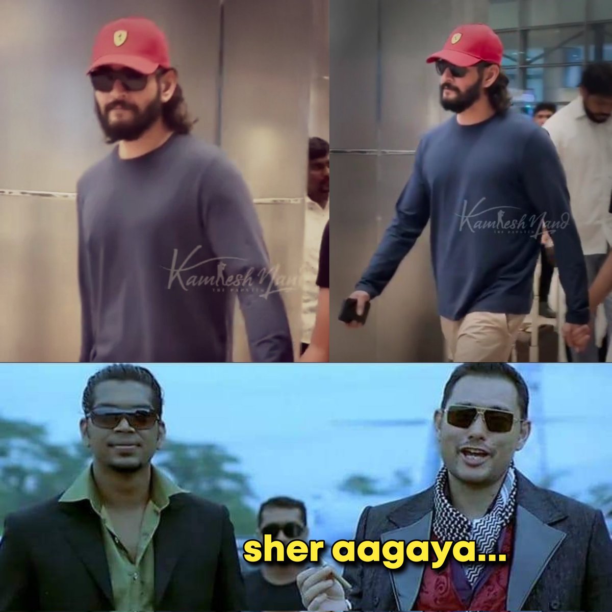 ursMFC's tweet photo. Babu landed in HYD 🦁🔥 @urstrulyMahesh https://t.co/nKUxDcjQiF