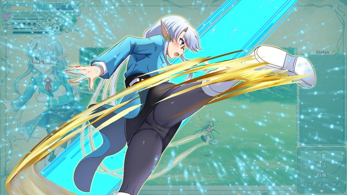 なんかこう、散らします 