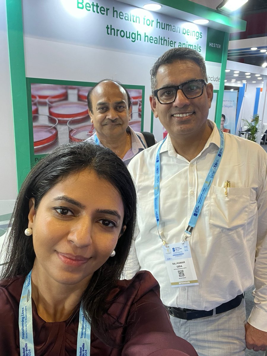 Had a lovely day at the <a href="/GlobalBioIndia/">Global Bio India</a> conclave, organised by <a href="/BIRAC_2012/">DBT-BIRAC</a>, where Hester is participating! Met some remarkable people driving innovation in science, technology and biotech. Proud to be a part of this field!