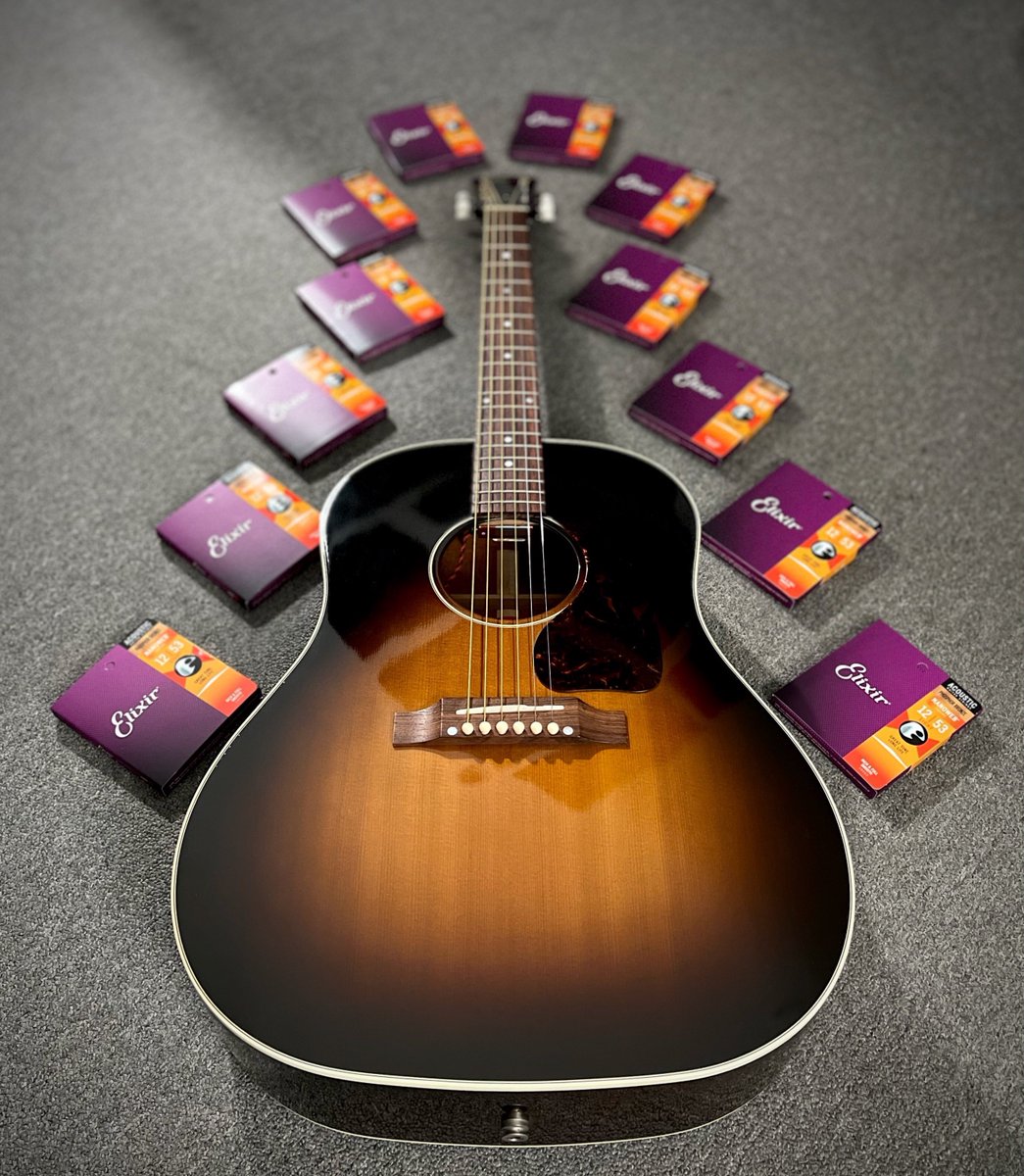 SPIN's tweet photo. Want brand new guitar strings?

Elixir is giving away a set of Elixir Acoustic Phosphor Bronze Strings with NANOWEB Coating to the first 2,000 people who sign up here:

https://t.co/zgglhKeIYZ https://t.co/eZqIxIZk2j