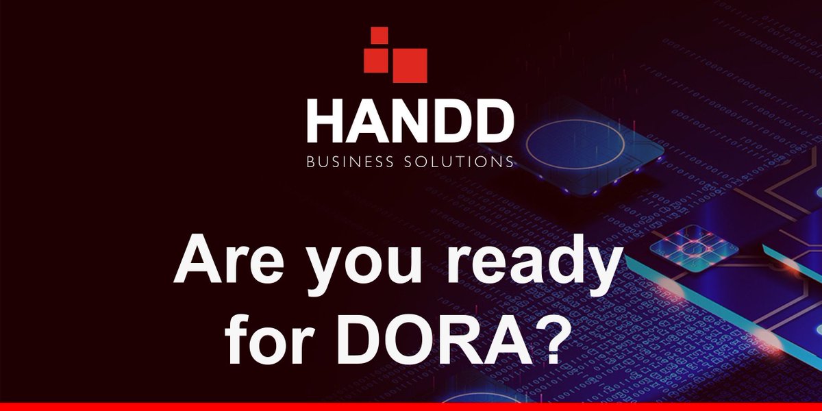 As the deadline for #DORA compliance approaches, we break down the latest RTS, offer preparation tips, and show how HANDD can support you in our on-demand webinar. Watch it here: buff.ly/3Xt5asb

Explore all our DORA resources at buff.ly/3XvPVyZ."

#DataSecurity