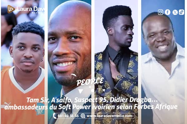 LauraDaveMedia's tweet photo. PEOPLE : Tam Sir, A'salfo, Suspect 95, Didier Drogba... ambassadeurs du Soft Power ivoirien selon Forbes Afrique
Cliquez-ici pour lire l'article en intégralité 👇🏼 👇🏼
https://t.co/79FWyQdCH2
#LauraDaveMédia
#People #Magazine
#ForbesAfriqueSeptembre2024
#Tamsir #Asalfo https://t.co/IptVKX4fa6