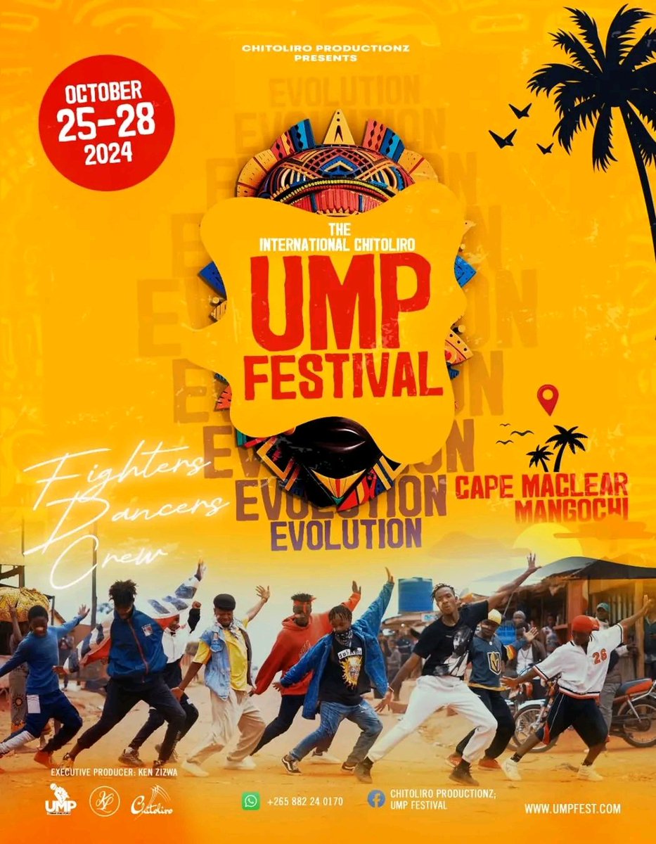 RNB_GOD's tweet photo. Dancing comes in all sectors of fun ๐ฃ
Watching a professional dancer dance is another sector of fun๐ฅ
UMP Festival happening
25th-28th October
capemaclear , Mangochi.
Get your tickets online https://t.co/Yis6XReCAa
#chitoliro
#capemaclear
#ump
#dance https://t.co/uN36pG1tLR