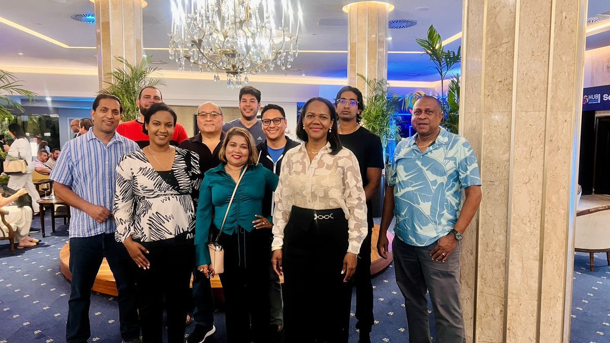 RDenTrinidadyT's tweet photo. Importante participación multisectorial de empresas de Trinidad y Tobago y Surinam en el HUB Cámara Santo Domingo 2024, traduciéndose en oportunidades de negocio y alianzas con compañías dominicanas. https://t.co/v6Flm726X6