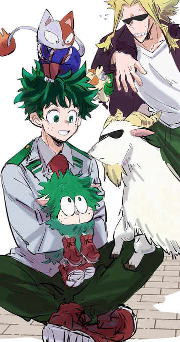 デクシープとオールマイゴートのウシ科師弟かわいっ