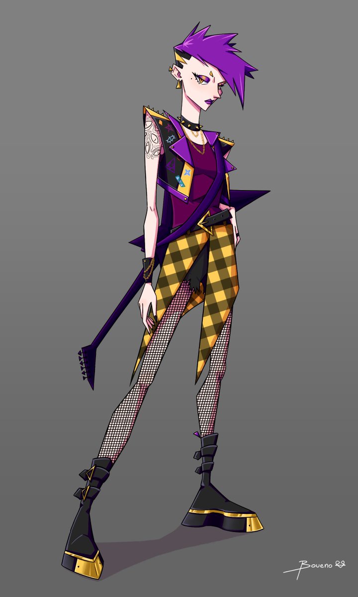 enoralad's tweet photo. Ptit chara design que j'avais fait en avril à partir d'u mot aléatoire : Triangle ✨ https://t.co/fHRV52EbWz
