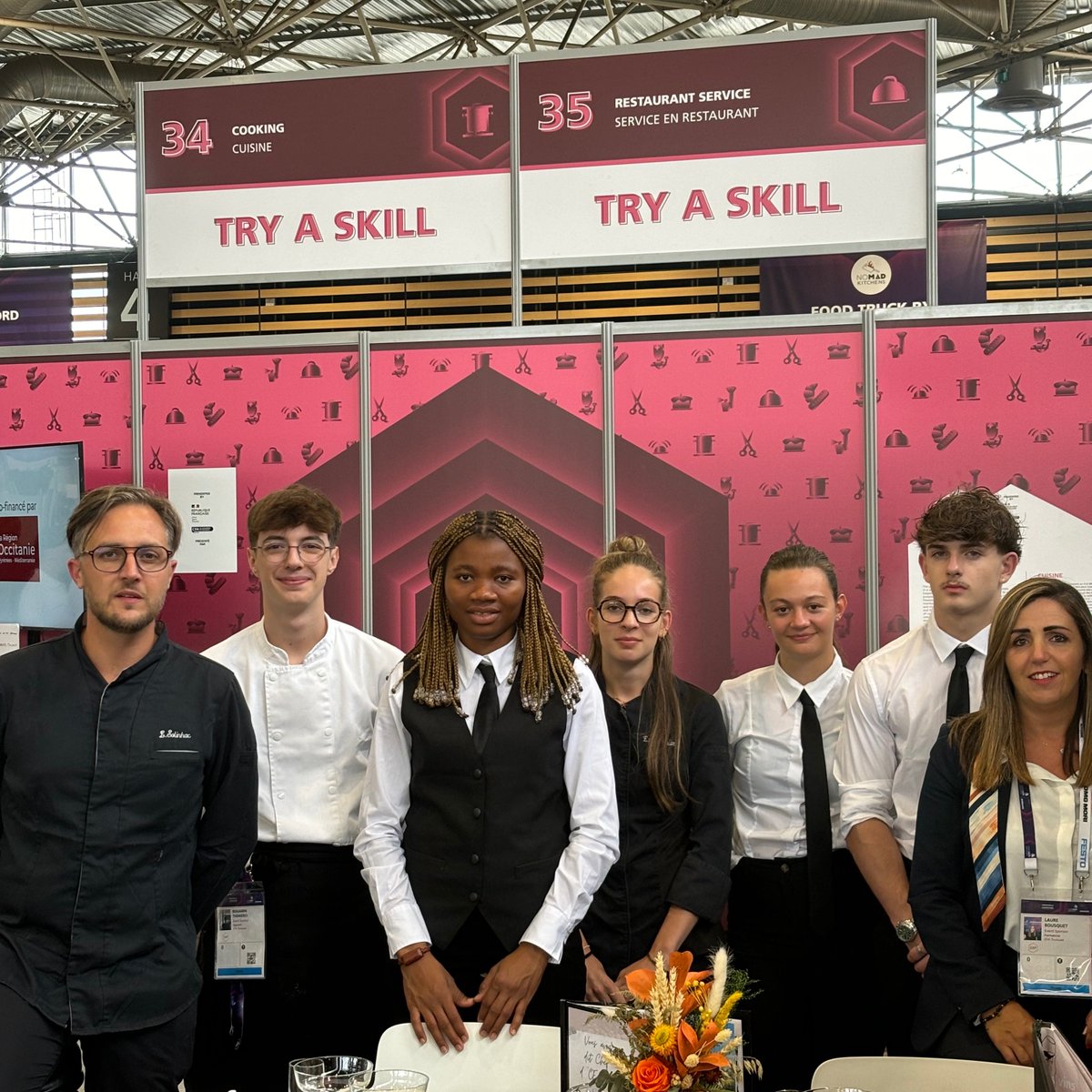 CFA Académie de Toulouse (@cfaacademietlse) on Twitter photo Partenaire "SILVER" de <a href="/WorldSkills/">WorldSkills</a>, le CFA Toulouse est fier de voir ses apprentis du Lycée Jean VIGO sur le stand "Try a Skill". 👩🍳Nos talents partagent la gastronomie aveyronnaise avec des visiteurs du monde entier, vitrine de l’excellence de l’apprentissage !
#WorldSkills2024 Partenaire "SILVER" de <a href="/WorldSkills/">WorldSkills</a>, le CFA Toulouse est fier de voir ses apprentis du Lycée Jean VIGO sur le stand "Try a Skill". 👩🍳Nos talents partagent la gastronomie aveyronnaise avec des visiteurs du monde entier, vitrine de l’excellence de l’apprentissage !
#WorldSkills2024