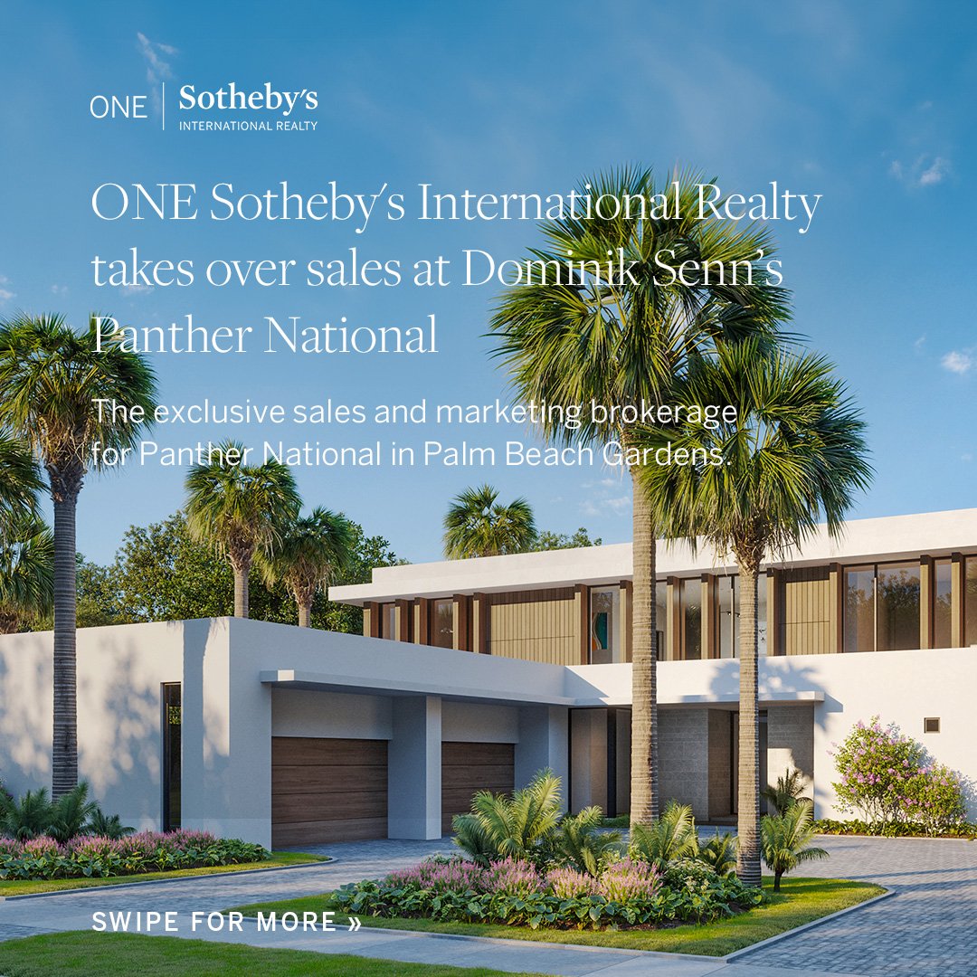 AshtonColeman's tweet image. ONE Sotheby&apos;s International Realty is the exclusive sales and marketing brokerage representing Panther National, a private enclave for a new generation of luxury and sophistication. panthernational.com/signature-esta…
@panthernational #Sothebys #OneSir #PantherNational