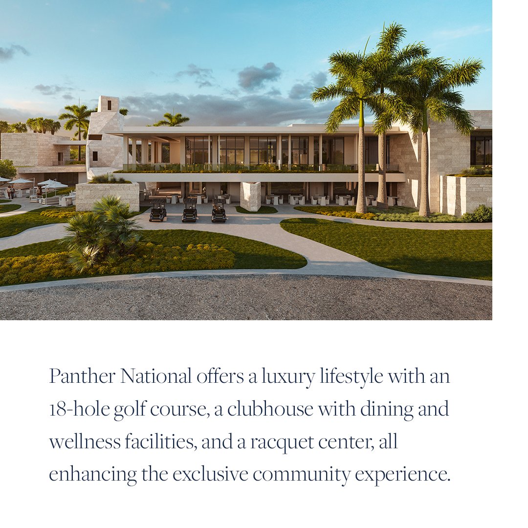 AshtonColeman's tweet image. ONE Sotheby&apos;s International Realty is the exclusive sales and marketing brokerage representing Panther National, a private enclave for a new generation of luxury and sophistication. panthernational.com/signature-esta…
@panthernational #Sothebys #OneSir #PantherNational