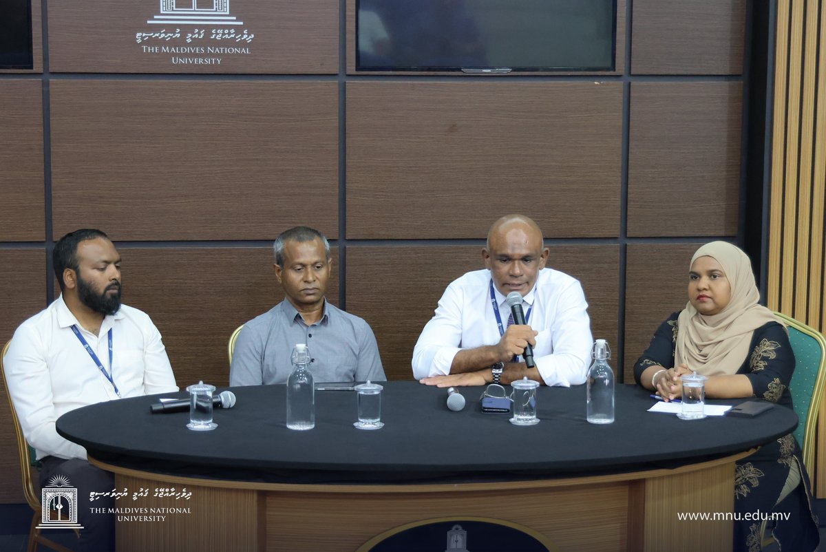 The eighth seminar of Ilmee Foavahi 2024, presented by the Centre for Maritime Studies (CMS)

#themaldivesnationaluniversity #IlmeeFoavahi