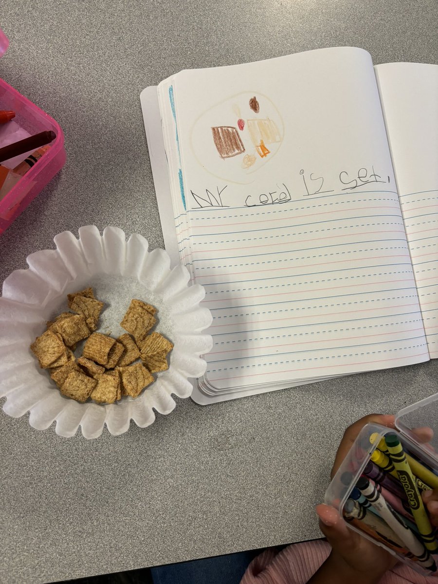 Kaleigh Murski (@missmurski) on Twitter photo In writing today we got to eat cereal and write about it! <a href="/HumbleISD_OFE/">Oak Forest Elementary</a> <a href="/CoachonTif/">Tiffany Curtis</a> #AllMeansAll In writing today we got to eat cereal and write about it! <a href="/HumbleISD_OFE/">Oak Forest Elementary</a> <a href="/CoachonTif/">Tiffany Curtis</a> #AllMeansAll