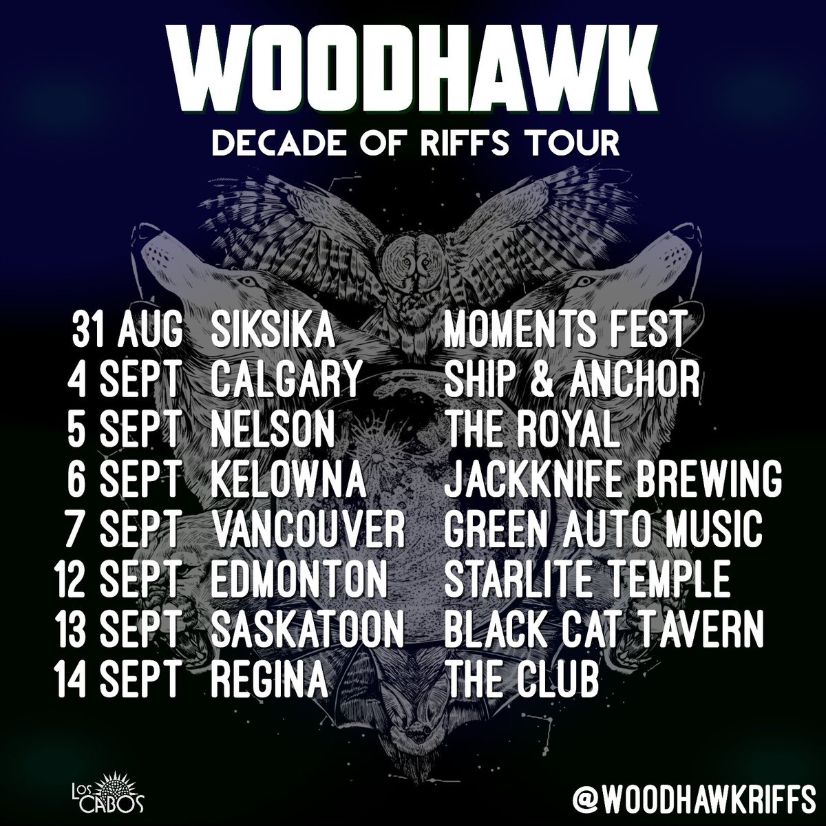 Back on the road today. Tonight in Edmonton at Starlite!