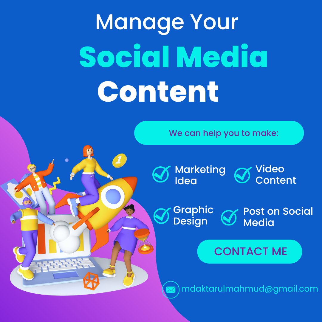 AktarulMahmud's tweet photo. 📲 Struggling to keep up with your social media posts? Let me take the hassle off your hands! From content planning to eye-catching visuals, I’ll make sure your brand shines online. #social media manager#social media marketing#Aktarulmahmud#aktarul_mahmud https://t.co/fv8GsGGkMq