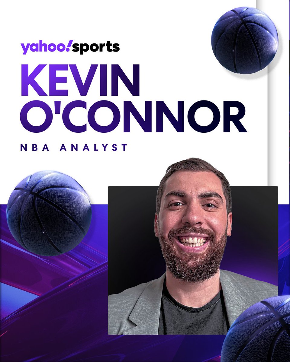The Yahoo Sports NBA team just got stronger 💪

Welcome @KevinOConnorNBA, who will bring his unique approach of blending reporting, opinion, and analysis to Yahoo as well as host a new NBA show starting this fall.