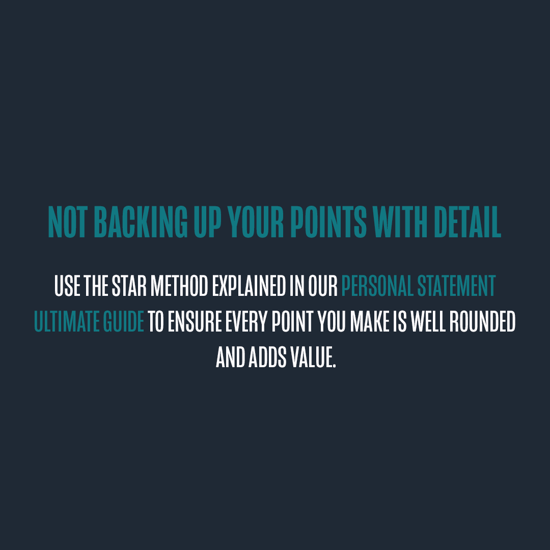 3 of the most common mistakes made when writing a personal statement and how to avoid them👇  See more of our personal statement tips: bit.ly/3BaEfsq