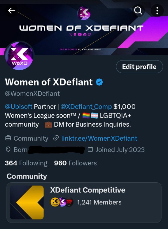 Harriet_exe's tweet image. Heya @ACHES just want to introduce myself

I created @XDefiant_Comp and @WomenXDefiant last year during the XDefiant betas to be a supportive pillar for comp. I'll be hosting a $1,000 women's league &amp;amp; I'll contribute more in tournaments when Customs drop

Would love to connect ❤️‍🔥