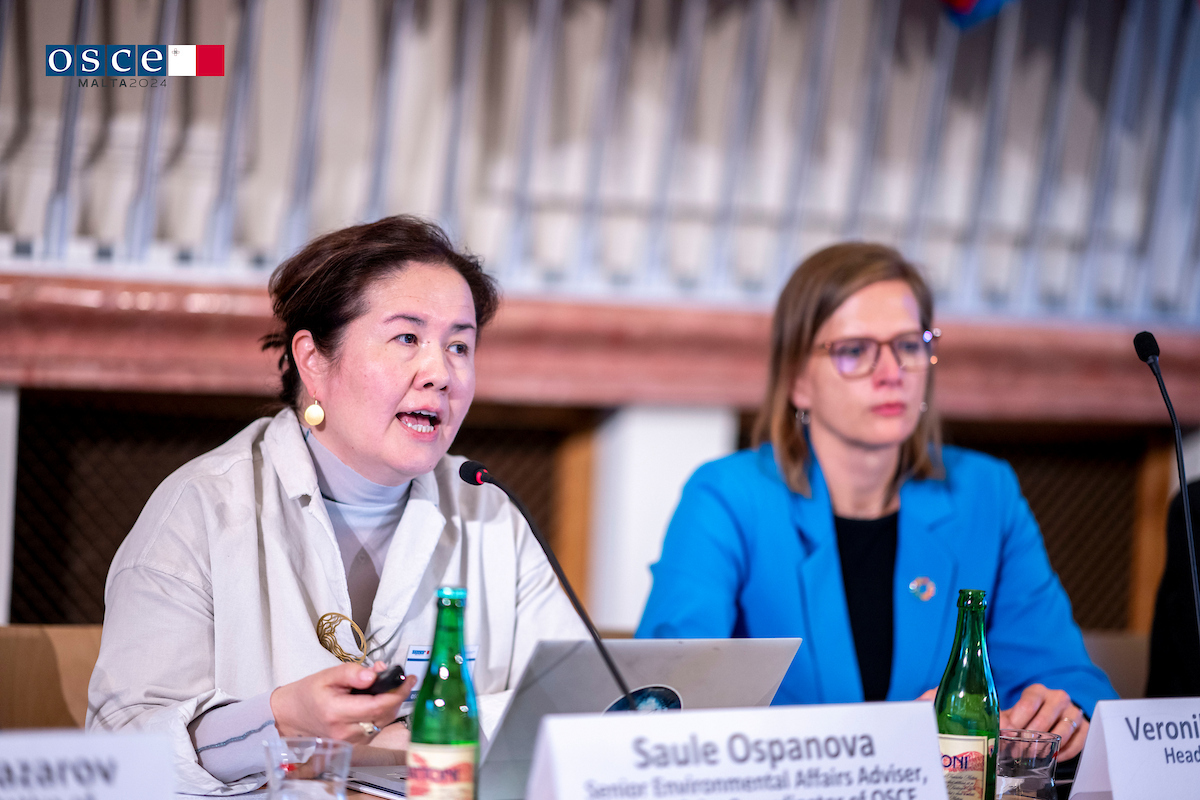 MTatOSCE's tweet photo. 🌍 Session II of the #EEFOSCE focused on the power of new technologies, like early warning systems, to mitigate & address the economic, environmental, & social challenges of #climatechange.
📍 The session also explored how impacts of climate change on the #blueeconomy require targeted solutions & highlighted the need for sustainable natural resource management & marine protection. 🌊
#StrengtheningResilience #EnhancingSecurity #EEFOSCE @SergeStroobants