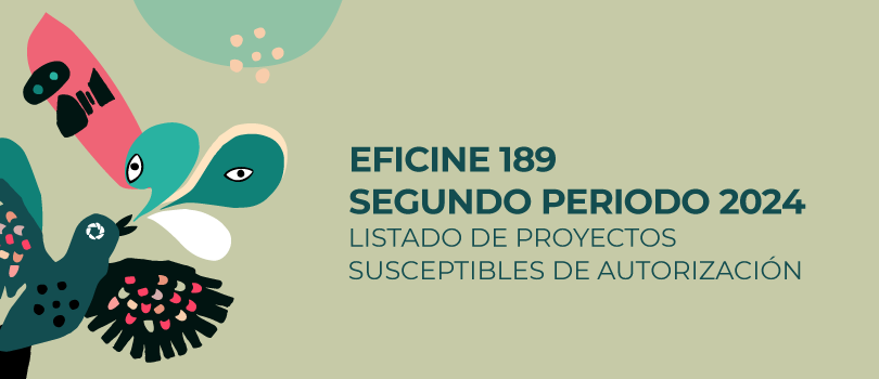 El <a href="/imcine/">IMCINE</a> da a conocer los proyectos susceptibles de autorización del segundo periodo del Eficine 2024

🔹 Las empresas contribuyentes podrán elegir entre 146 proyectos para producción y 69 para distribución

🔹 La evaluación fiscal se realizará del 11 de septiembre al 4 de