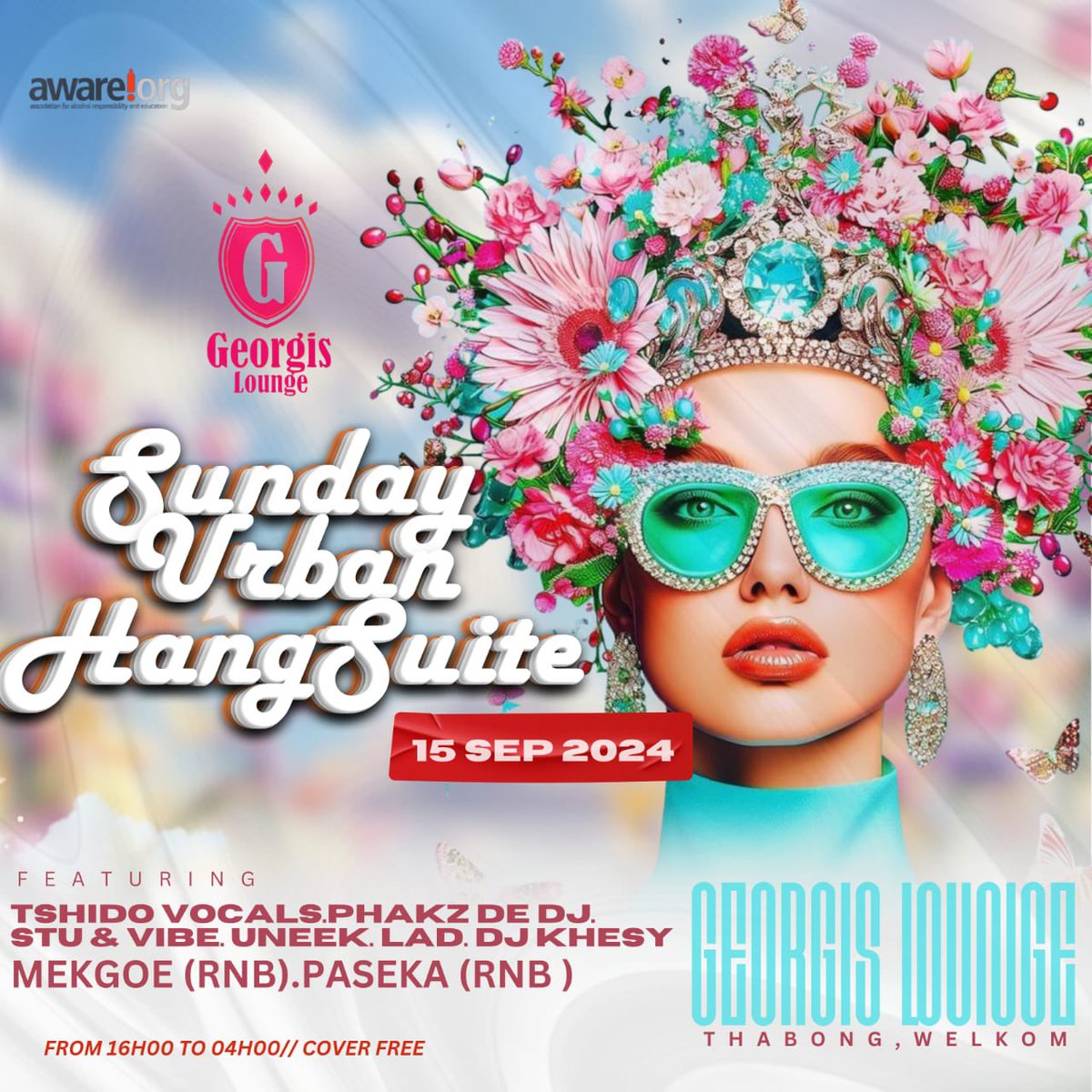 This Sunday <a href="/georgislounge/">Georgis Lounge</a> w/ <a href="/Studeejay19/">Lehlohonolo Baatjies</a> 🚀