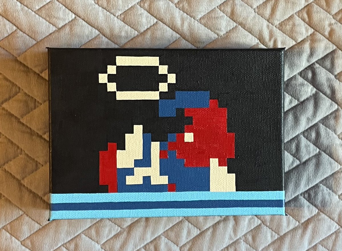 Dead Mario from DK Jr. for NES! Painting